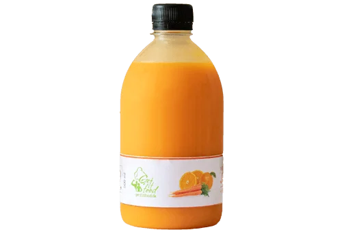 Friskpresset Appelsin- og Gulerodsjuice